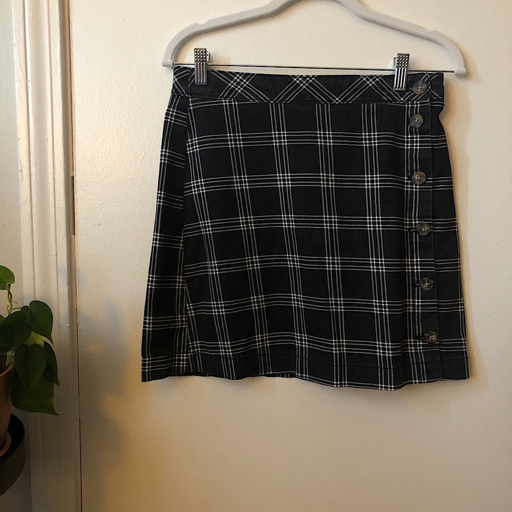 Plaid prep mini skirt